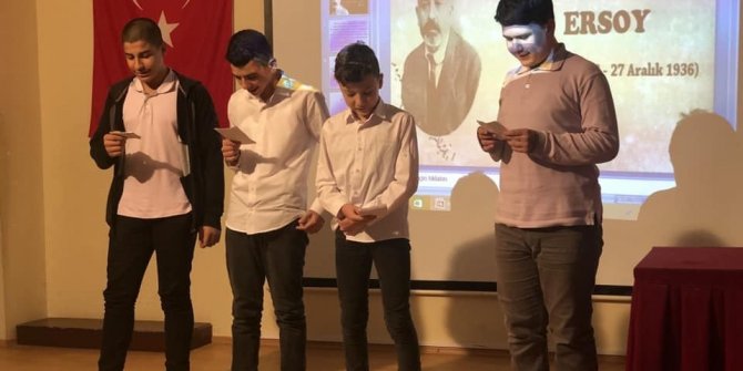 Mehmet Akif Ersoy anıldı