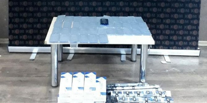 Şanlıurfa’da kaçak cep telefonları ile sigara ele geçirildi