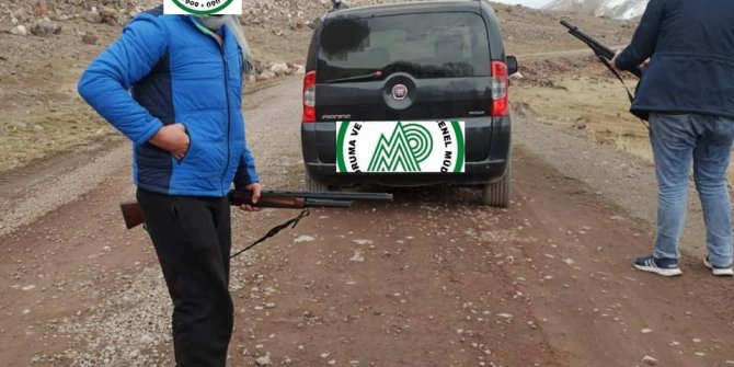 Iğdır’da kaçak avcılara para cezası kesildi