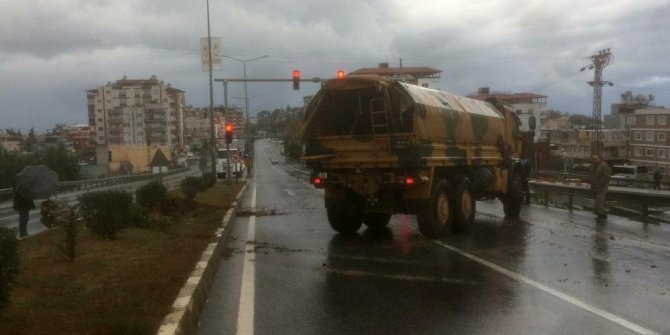 Hatay’da askeri araç kaza yaptı: 1 yaralı