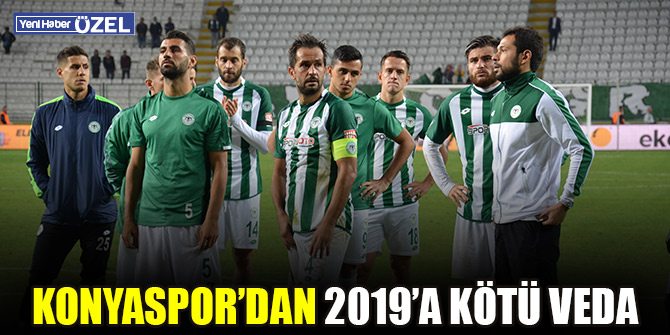 Konyaspor'dan 2019'a kötü veda