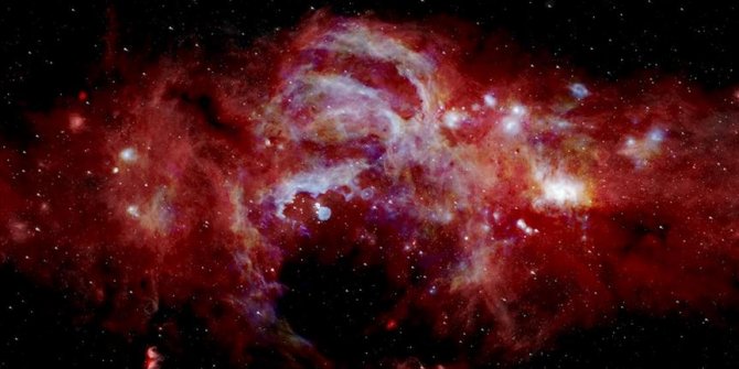 NASA, Samanyolu Galaksisi'nin merkezini görüntüledi