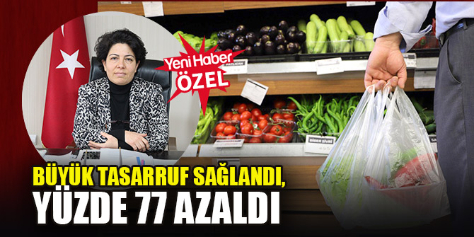 Büyük tasarruf sağlandı, yüzde 77 azaldı