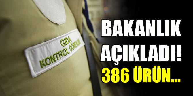 Taklit, tağşiş veya ilaç etken maddesi tespit edilen 386 ürün açıklandı