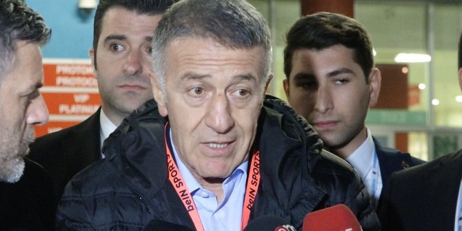 Trabzonspor Kulübü Başkanı Ahmet Ağaoğlu: "Herkes Trabzonspor’un muhasebesini tutmaya başladı"