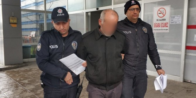 Eşini kaynar suyla yakan koca uzaklaştırma kararına uymayınca gözaltına alındı