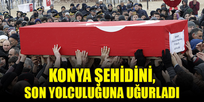Şehit Sözleşmeli Er Altınayak, son yolculuğuna uğurlandı
