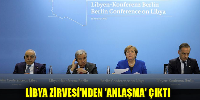 Berlin'deki Libya Konferansı sona erdi