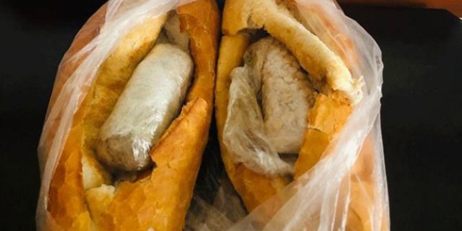 Ekmek arasına gizlenmiş 2 bin uyuşturucu hap ele geçirildi
