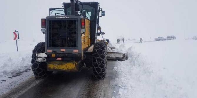 Bingöl'de kardan kapanan 93 köy yolu ulaşıma açıldı