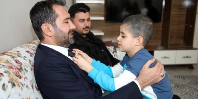 Cumhurbaşkanı Erdoğan'ın sahip çıktığı Taha'ya ziyaret