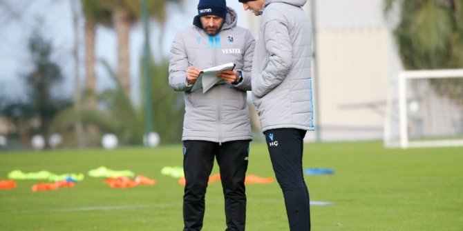 Trabzonspor, Denizlispor maçı hazırlıklarını sürdürdü