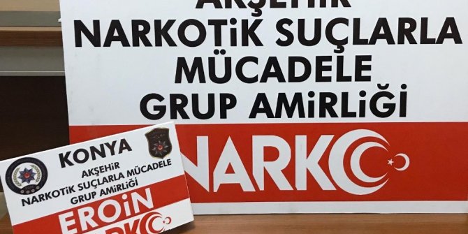 Konya’da durdurulan araçta uyuşturucu bulundu
