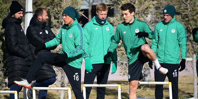 Konyaspor takttik çalıştı
