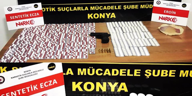 Konya’da uyuşturucu operasyonu