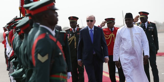 Cumhurbaşkanı Erdoğan Gambiya'da