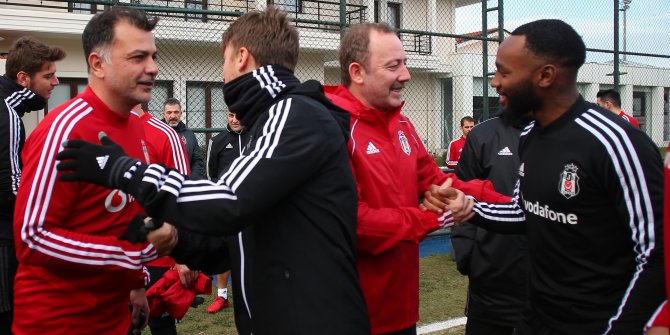 Beşiktaş'ta Sergen Yalçın ilk antrenmanına çıktı