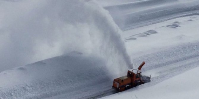 Meteorolojiden buzlanma ve çığ uyarısı