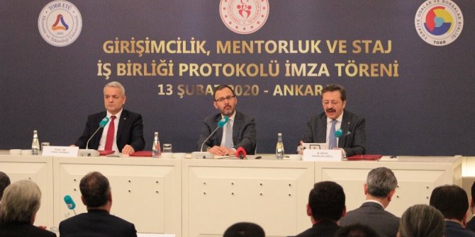 TOBB’da ‘Girişimcilik, Mentorluk ve Staj İş Birliği Protokolü’ imzalandı