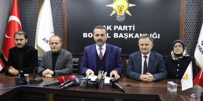 AK Parti İl Başkanından Bolu Belediye Başkanına suç duyurusu