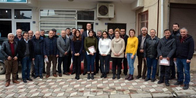 Dereceye giren çiftçilerin ödülleri verildi