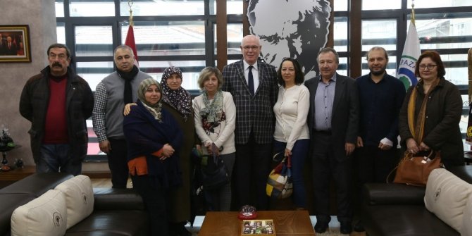Çankaya Mahalle Meclisi üyelerinden Başkan Kazım Kurt’a ziyaret