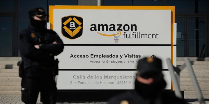 Amazon şirketinin Madrid'deki ofisine asılsız bomba ihbarı