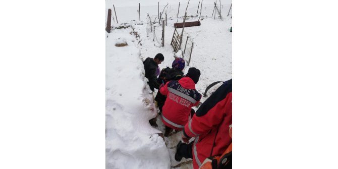 Hamile kadının imdadına UMKE yetişti