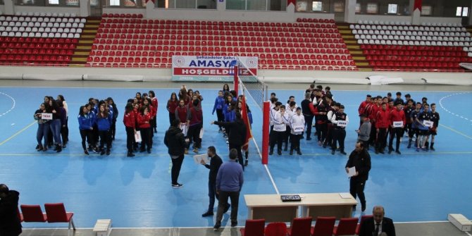 Amasya’da voleybol heyecanı