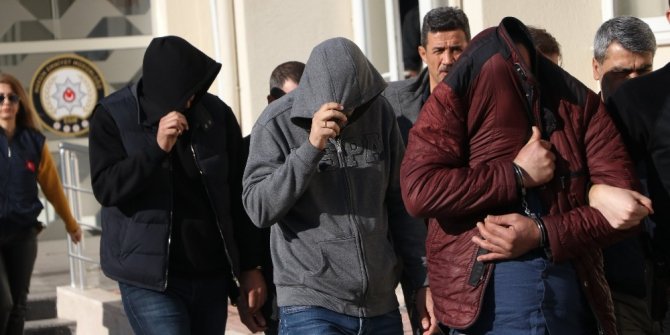 123 kişiyi mağdur eden tefeciler adliyeye sevk edildi