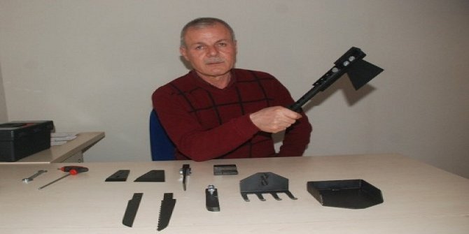 Emekli oldu, hayalindeki el aletini yapmak için 100 bin lira harcadı