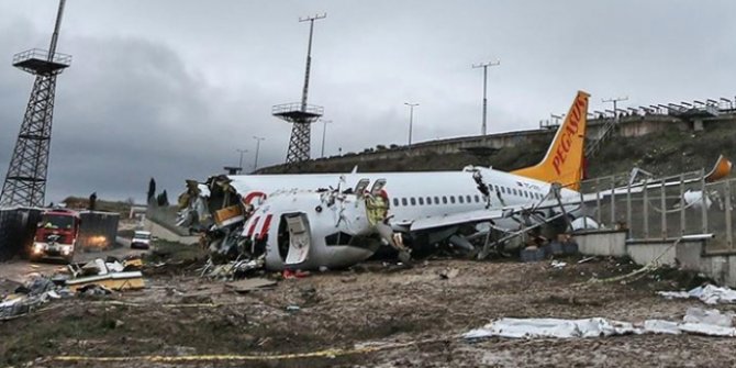 Pistten çıkan uçağın yardımcı pilotu: Kule inmeyin demedi