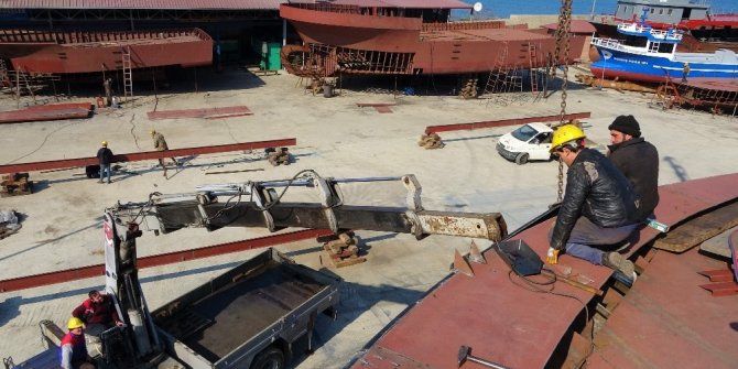 Üç ülkenin balıkçı tekneleri Ordu’da üretiliyor
