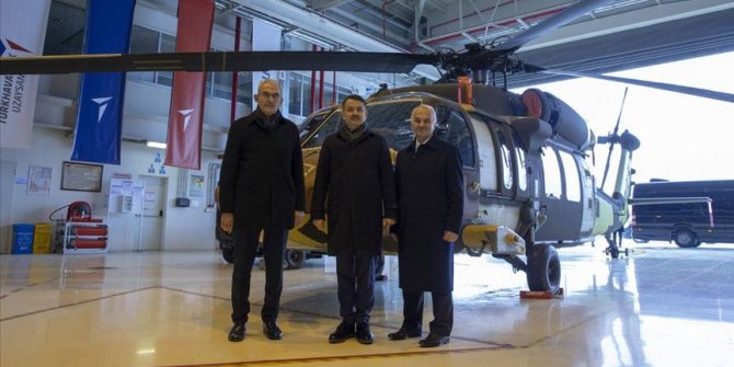 Orman yangınlarıyla mücadelede yerli helikopter atağı