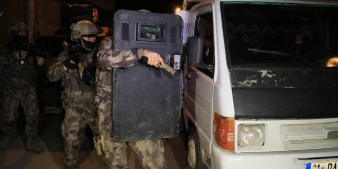 Torbacılara özel harekatla şafak baskını