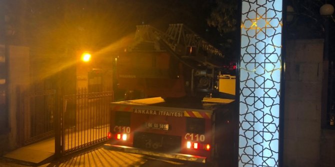Ankara Üniversitesi İlahiyat Fakültesinde yangın