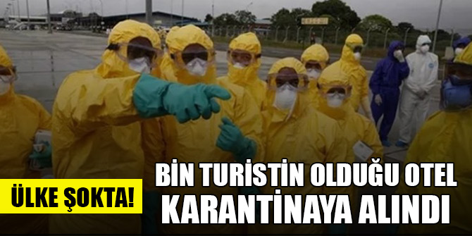 İspanya'da bin turistin olduğu otel karantinaya alındı
