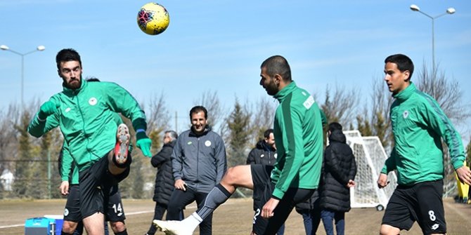 Konyaspor, Kasımpaşa maçı hazırlıklarını sürdürdü