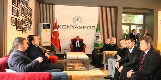 Vali Toprak'tan Konyaspor'a ziyaret