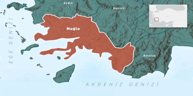Marmaris açıklarında 4,3 büyüklüğünde deprem