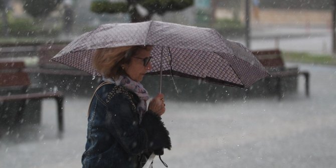 Konya ve çevresi için sağanak uyarısı