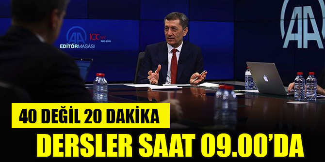 Selçuk: Uzaktan eğitim dersleri 23 Mart'ta saat 09.00'da başlayacak