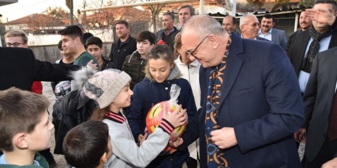 Öğrencilere bir müjde de Başkan Ergün’den