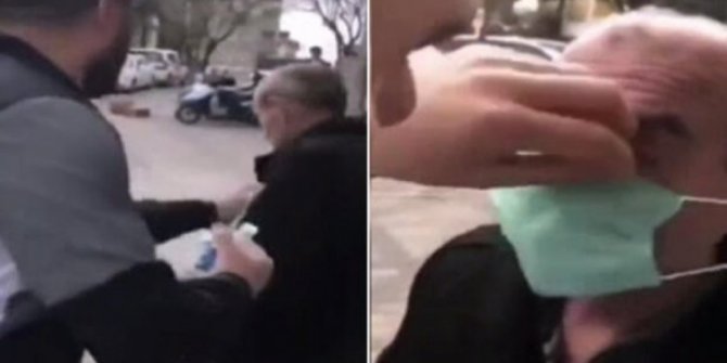 Yaşlı adama zorla maske takan şüphelinin savcılık ifadesi ortaya çıktı