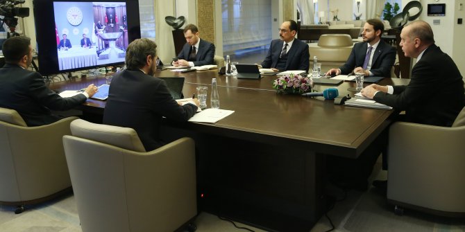 Cumhurbaşkanı Erdoğan, Bilim Kurulu Toplantısı'na video konferansla katıldı