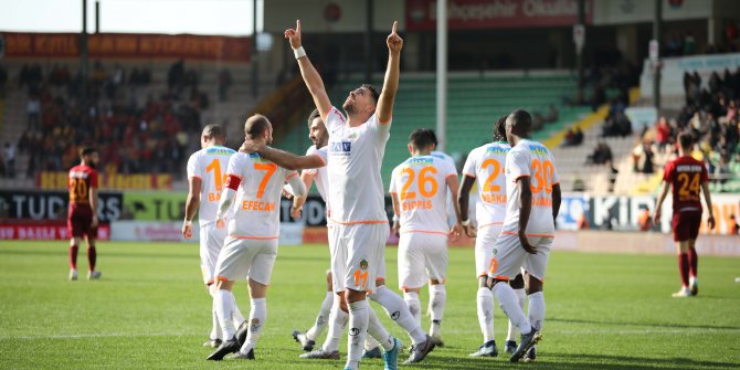 Alanyaspor ligde de istatistiklerde de başarılı