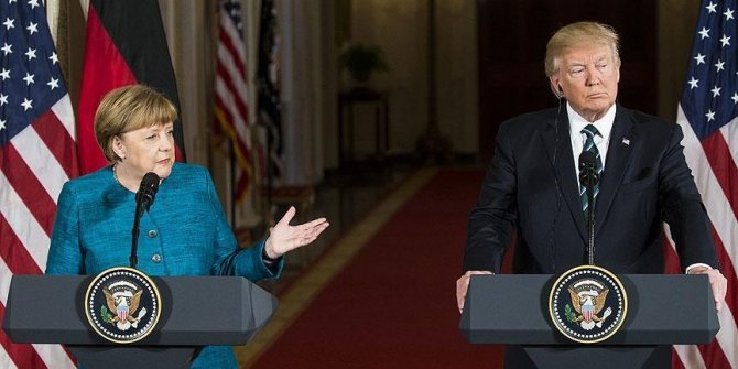 Merkel ile Trump telefonda Kovid-19'u görüştü