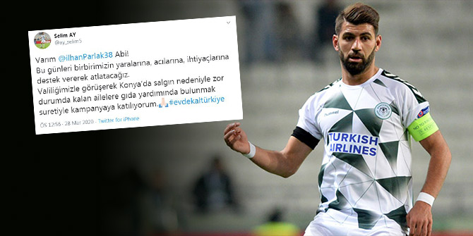 Konyasporlu Selim Ay'dan örnek davranış