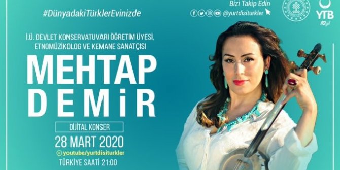 YTB’den “Dünyadaki Türkler Evinizde” mottosuyla dijital konserler