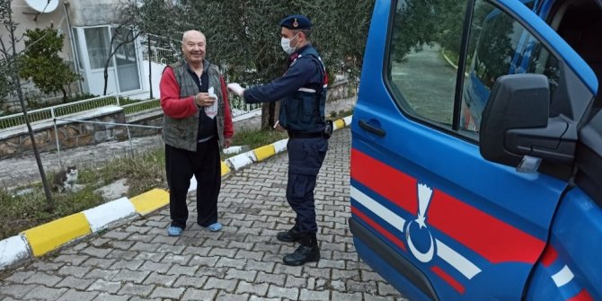 Ayvalık’ta jandarmaya anlamlı teşekkür
